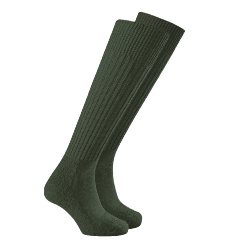 Outdoorsocke mit verst�rkter Wollfrottee-Sohle * LANG *