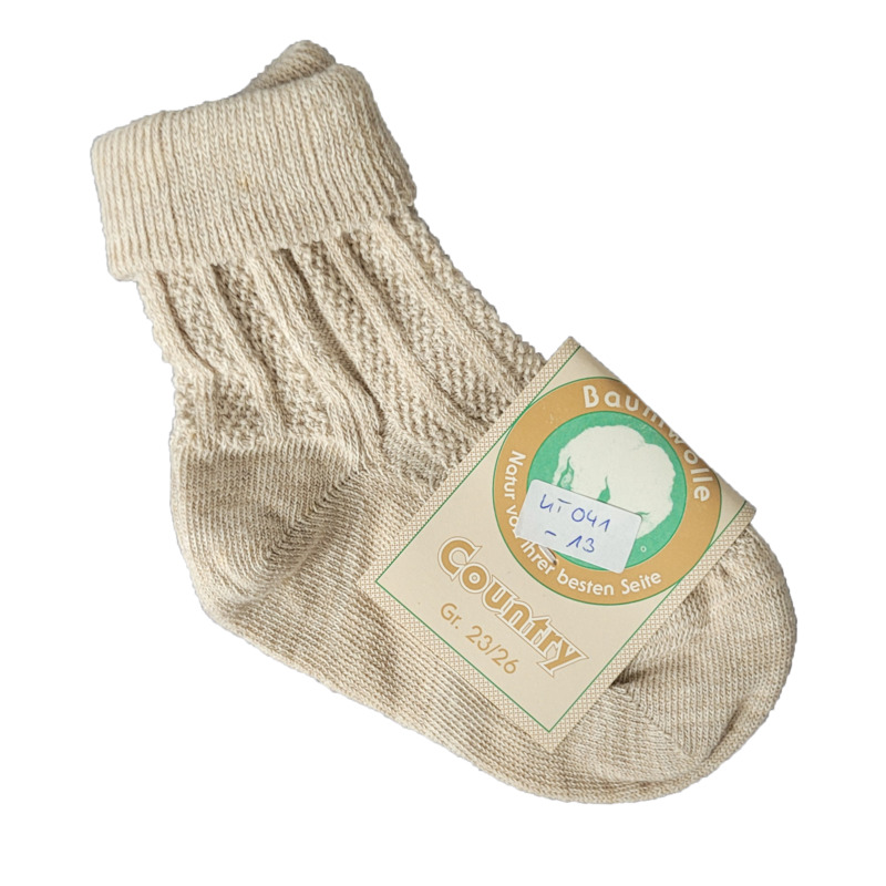Kinder Country Socke mit Umschlag *kurz*
