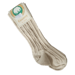 Seidemann Kinder Country Socke mit Umschlag *lang* 